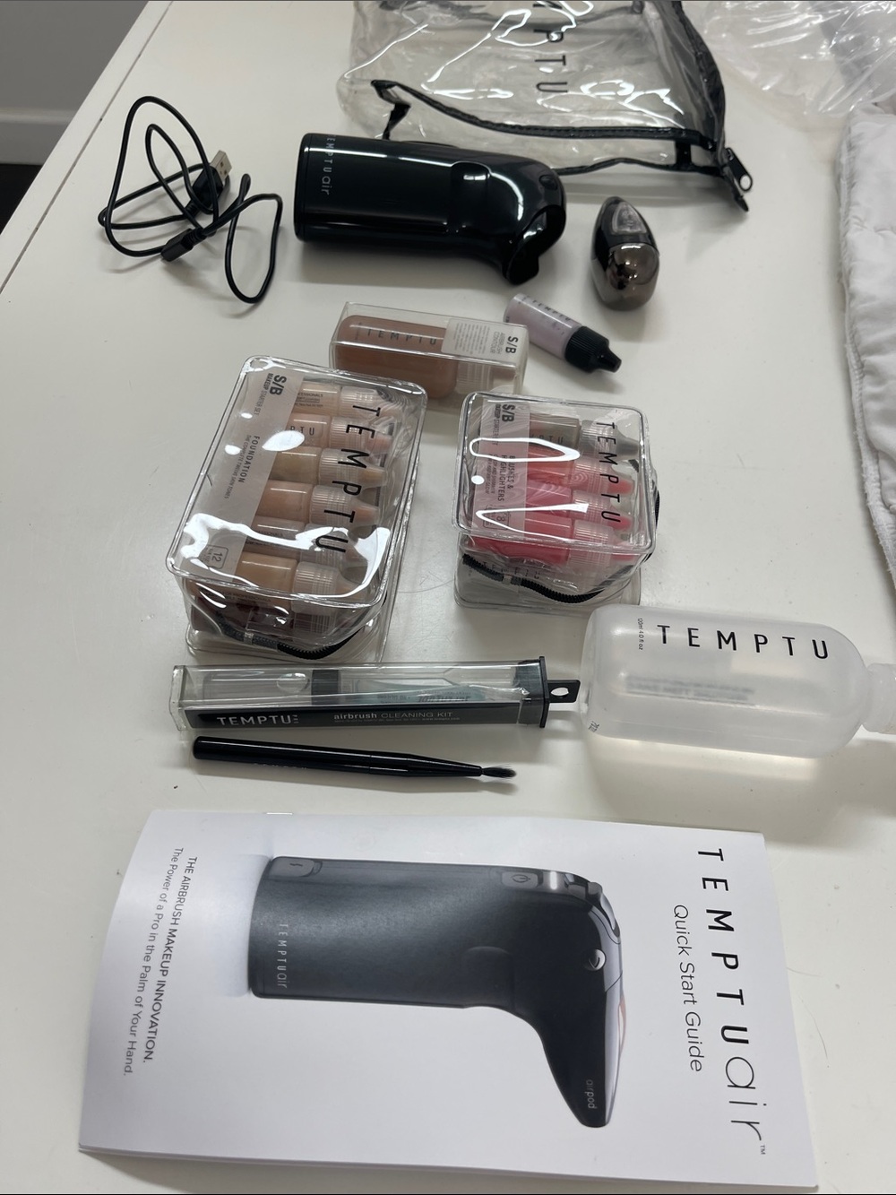 TEMPTU Air pro airbrush system (used once)